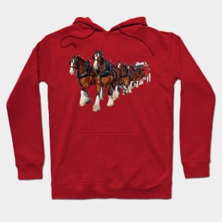 Clydesdale Eight Horse Hitch Hoodie